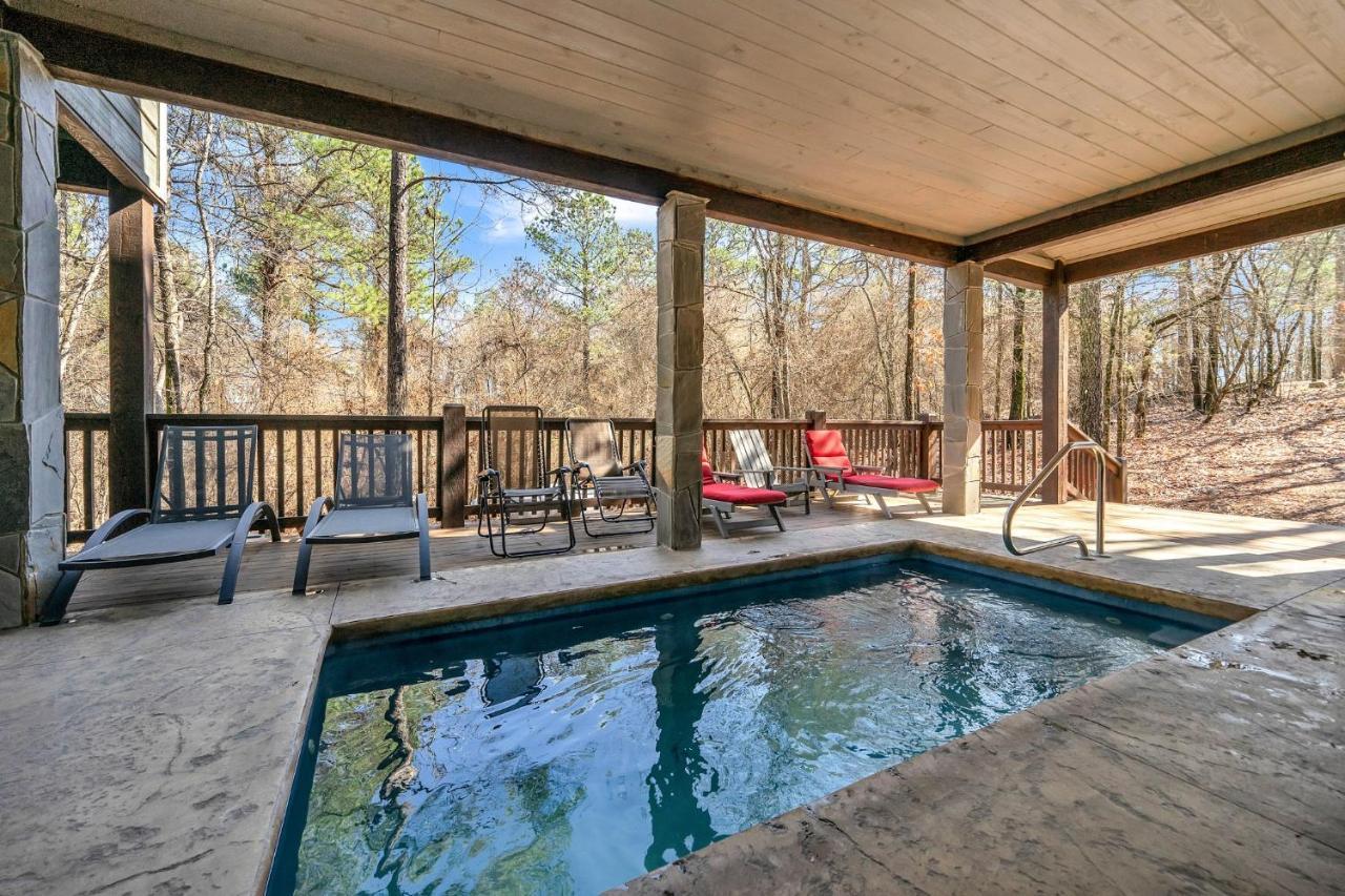 Merlot Mountain - Heated Spa Pool And Hot Tub! Cabin Брокен-Боу Экстерьер фото